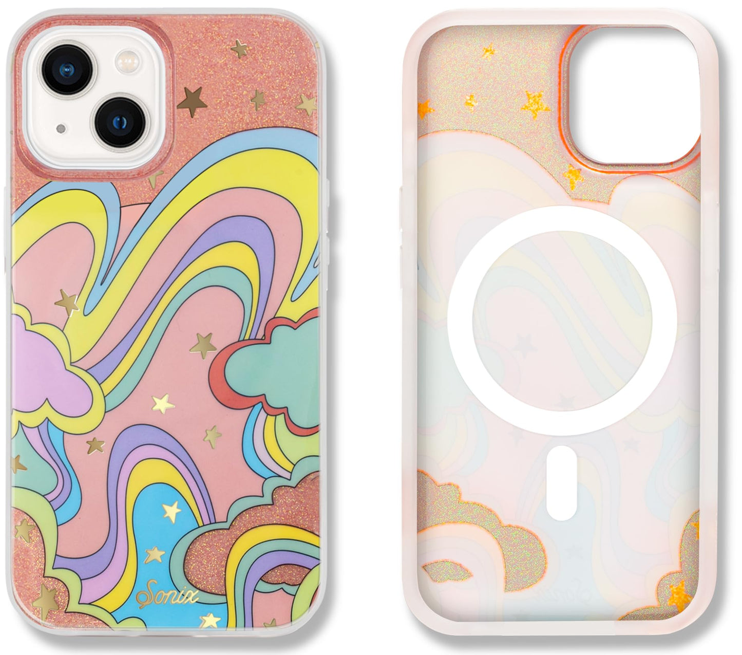 Sonix Case for iPhone 15, 14, 13 | Compatible with MagSafe | 10ft Drop Tested | Illusion