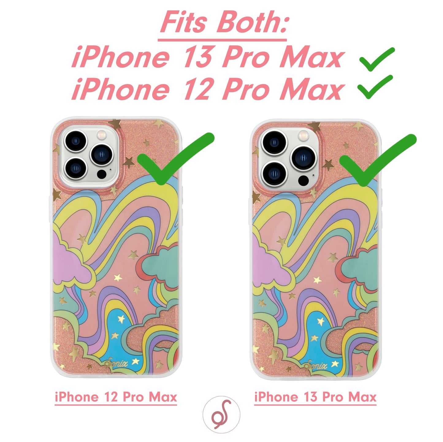 Sonix Phone Case for iPhone 13 Pro Max / 12 Pro Max | Compatible with MagSafe | 10ft Drop Tested | Illusion