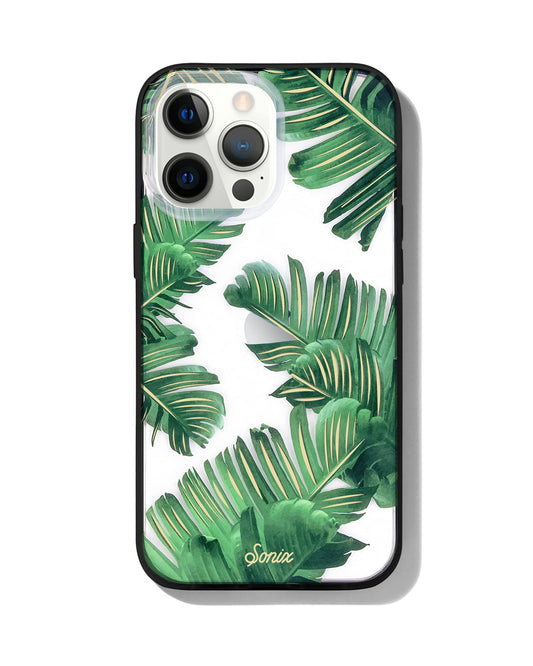 Sonix Phone Case for iPhone 13 Pro Max / 12 Pro Max | 10ft Drop Tested | Palm Leaf Print | Bahamas