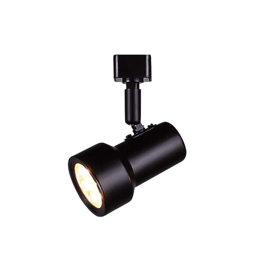 1-Light Black Integrated LED Mini-Step Linear Track Lighting Head