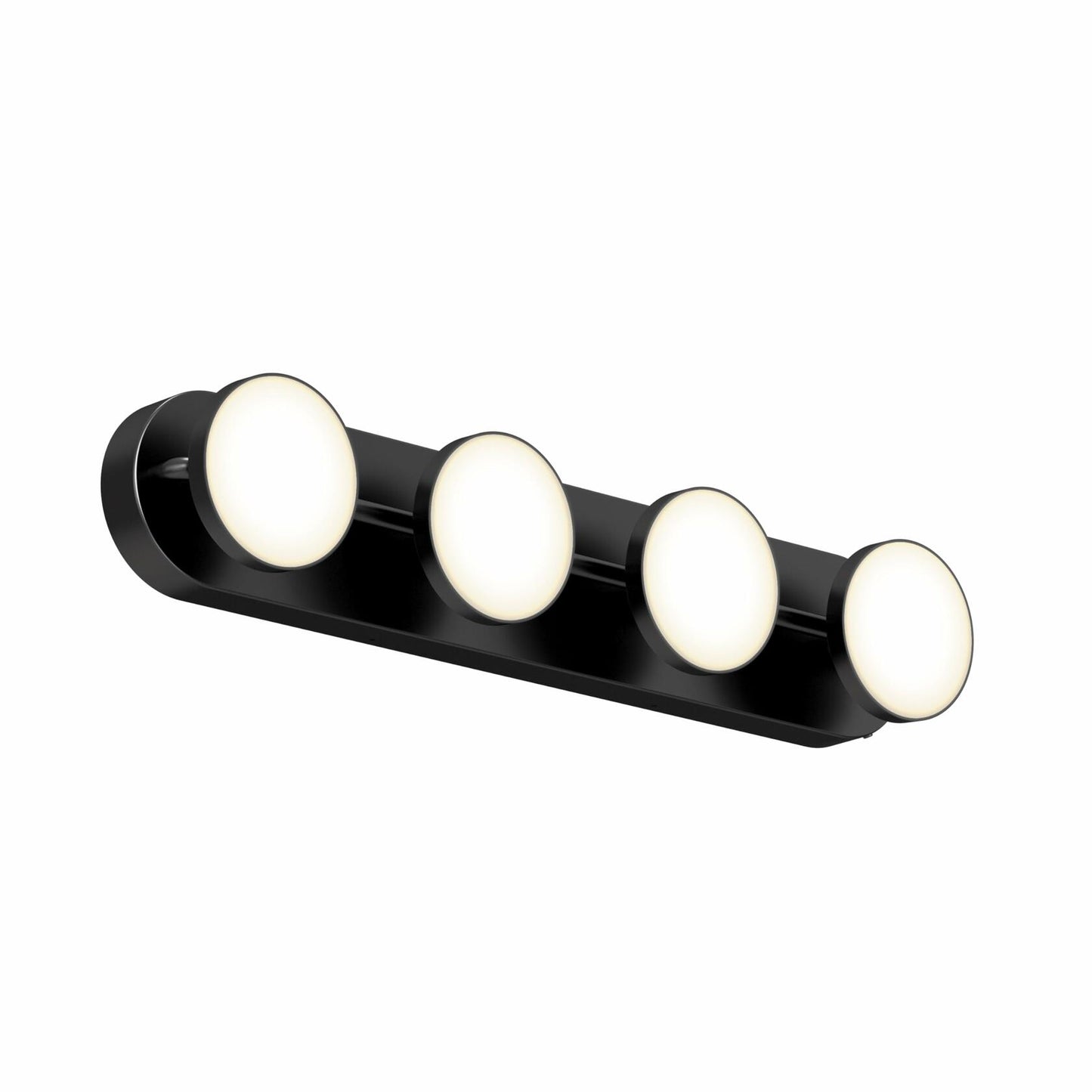 artika Santori 21 Watts Integrated LED Modern Bathoom Vanity Light, Matte Black Ideal for Bathroom, 1700 Lumens 3000-4000-5000 Kelvin Made of Steel,