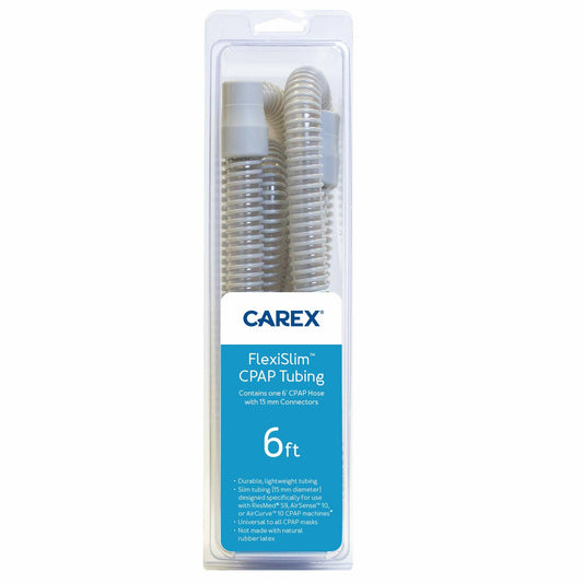 Carex FlexiSlim CPAP Tubing, Flexible Hose for CPAP Machine for Sleep Apnea, 6 Feet