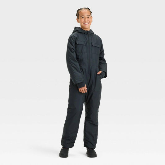 Boys' Solid Snow Suit - All In Motion™ Black XS
