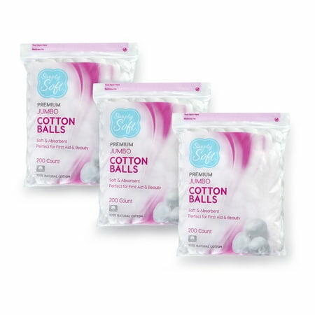 Simply Soft Premium Cotton Balls  100% Clean  Pure  Natural Cotton Balls  600 Count