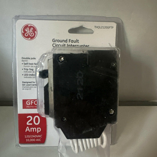 GE THQL2120GFTP 20 amp GFCI BREAKER