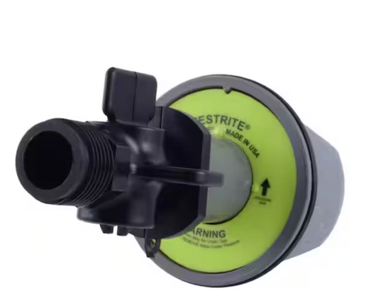 HOLDRITE Testrite 3 in. PVC Schedule 40 Test Plug with Valve Fitting, Gray